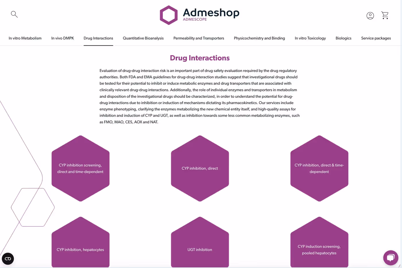 Admescope, toteutus