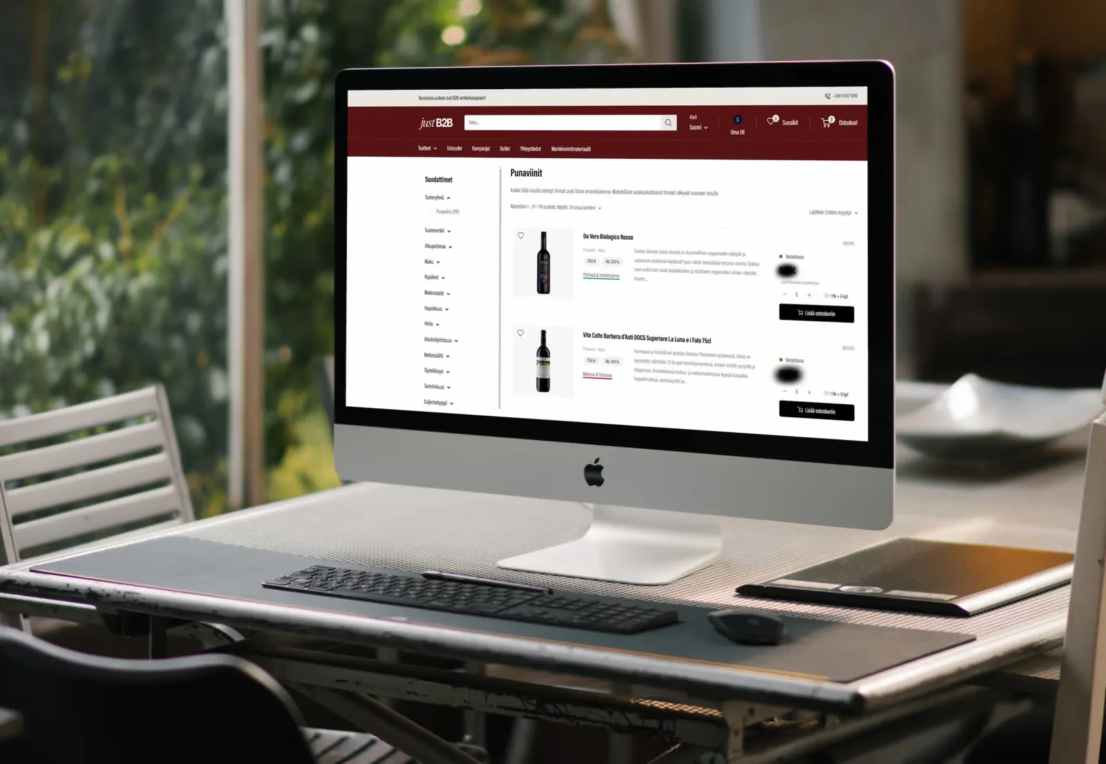Beverage Partners Finland Shopify-projekti