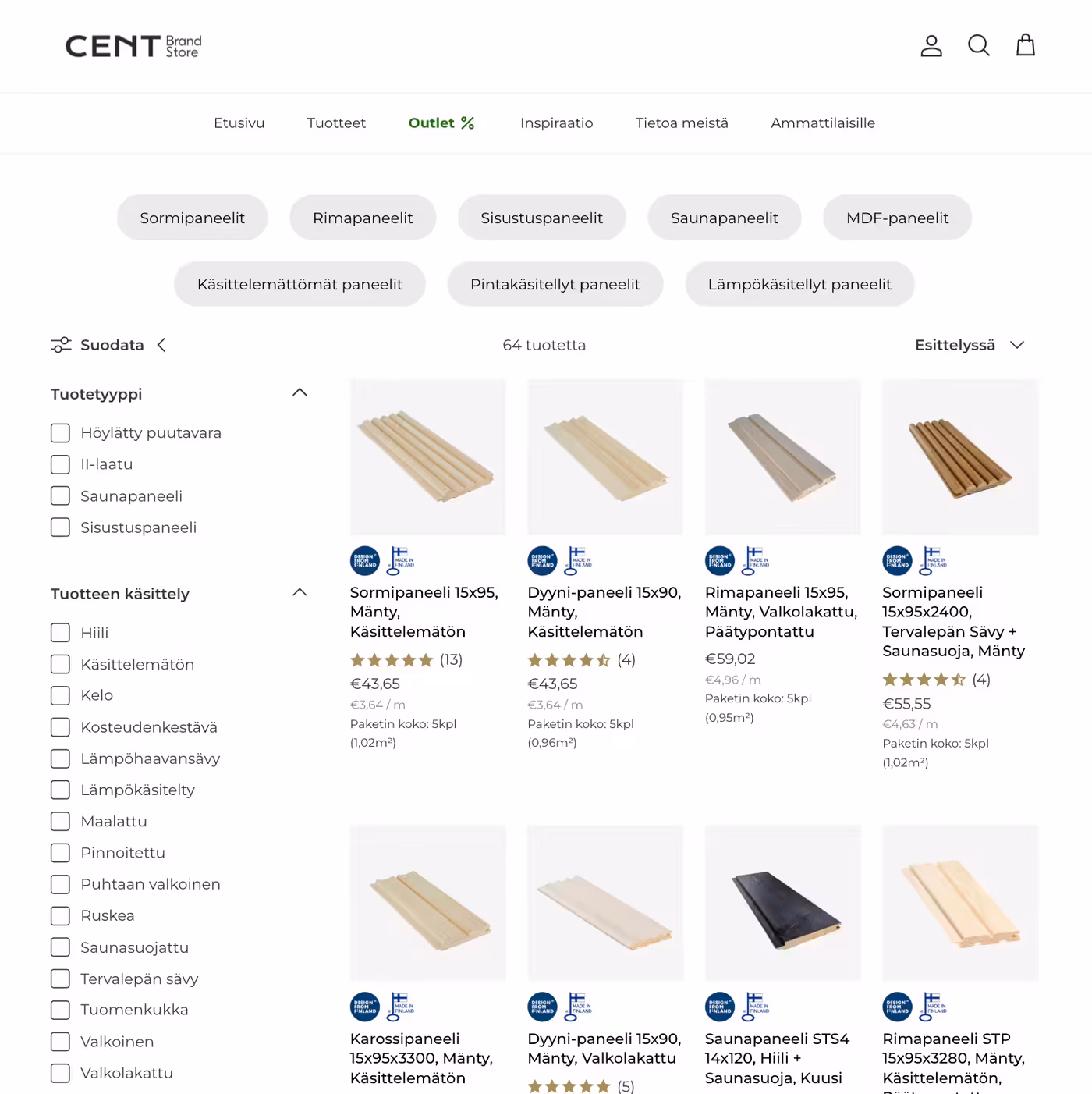 Cent Brand Store, toteutus