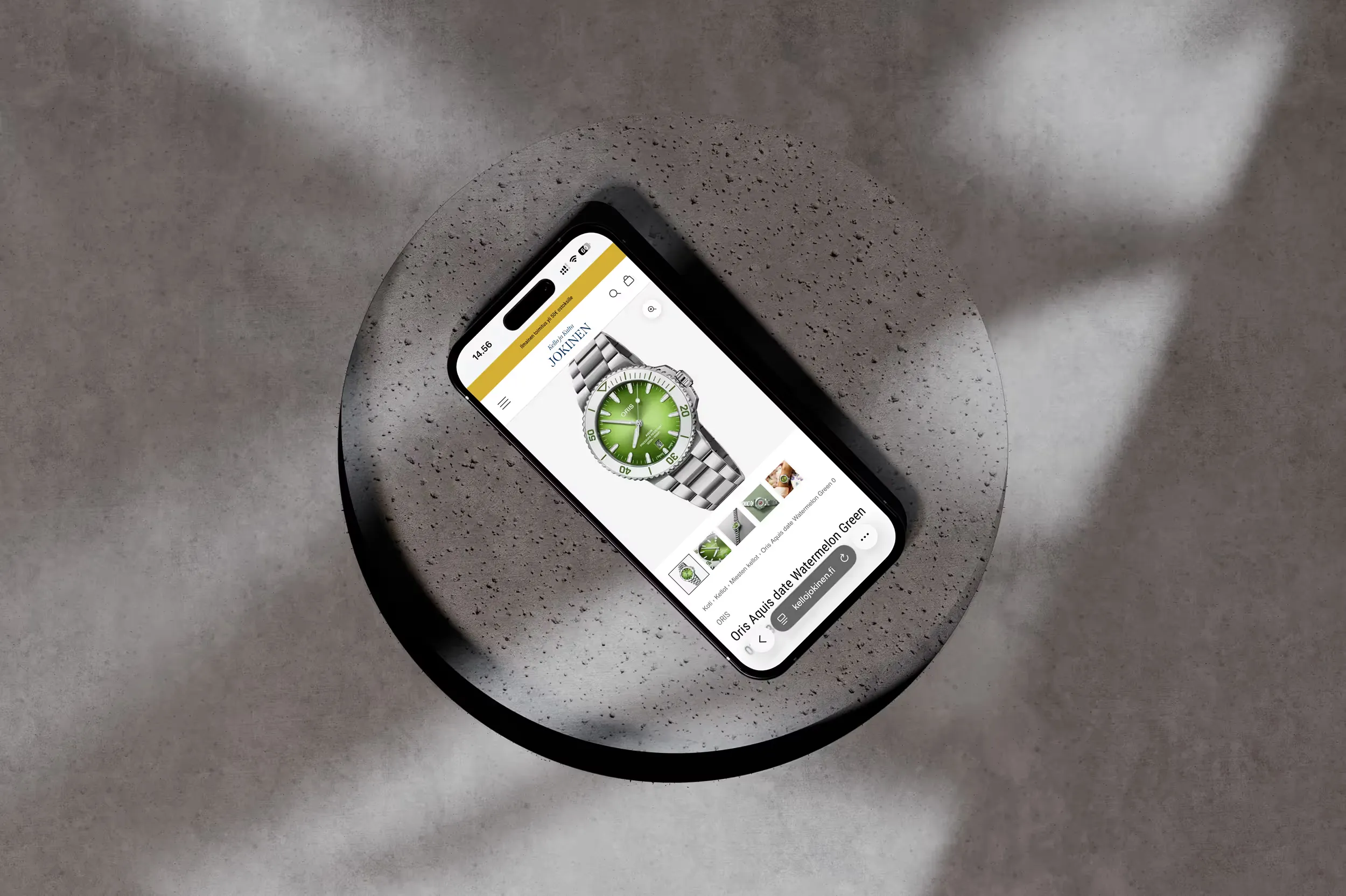 Kello ja Kulta Jokinen Shopify-projekti