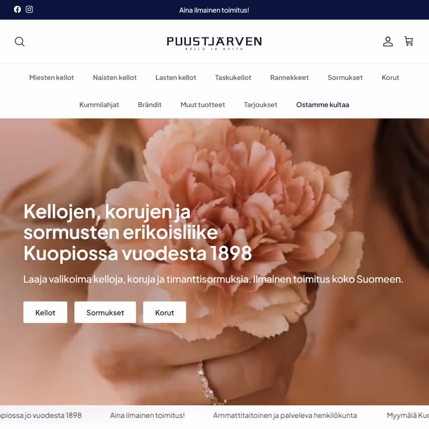 Puustjärven Kello ja Kulta, toteutus