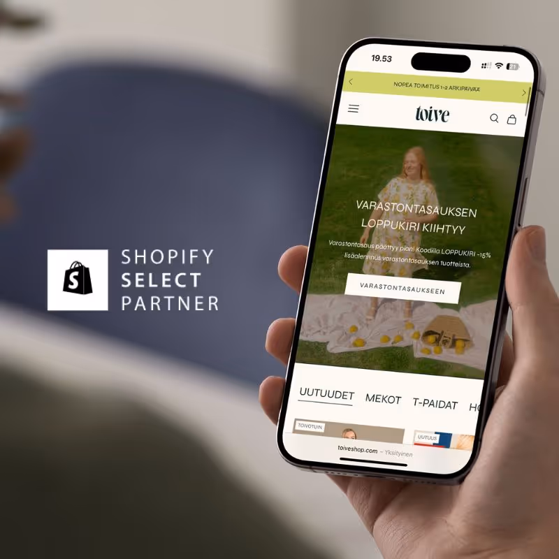 Shopify-hallintapaneelin näkymä tuotteiden ja sovellusten hallintaan